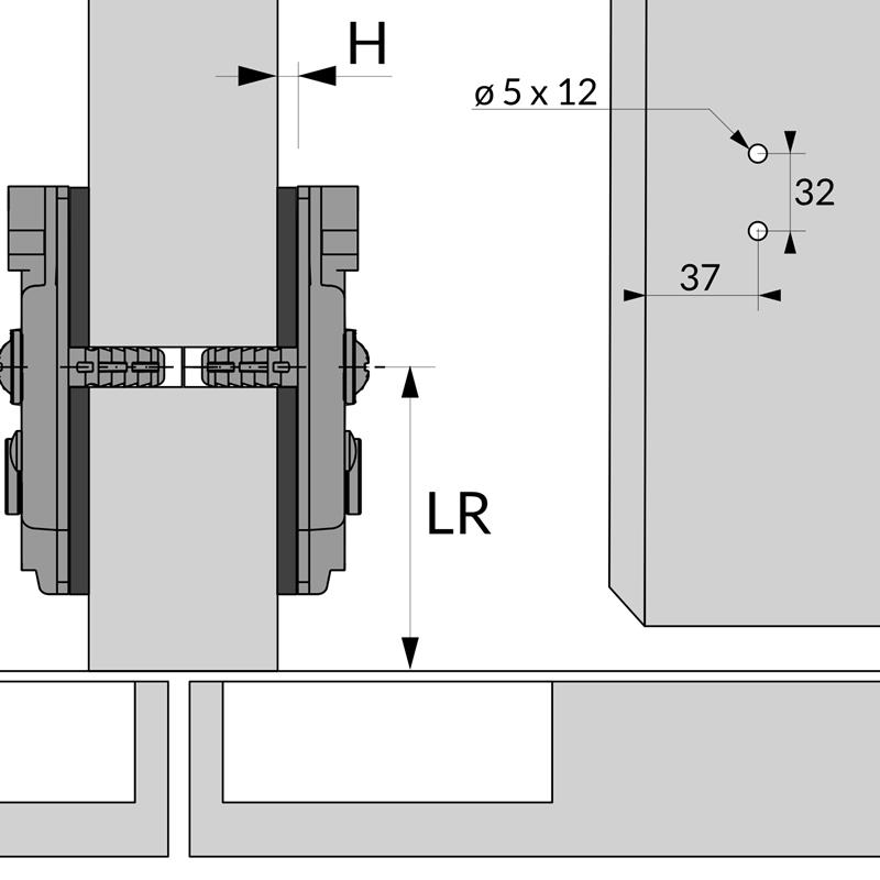 PLA-HSCR30E12N rec mitoyen