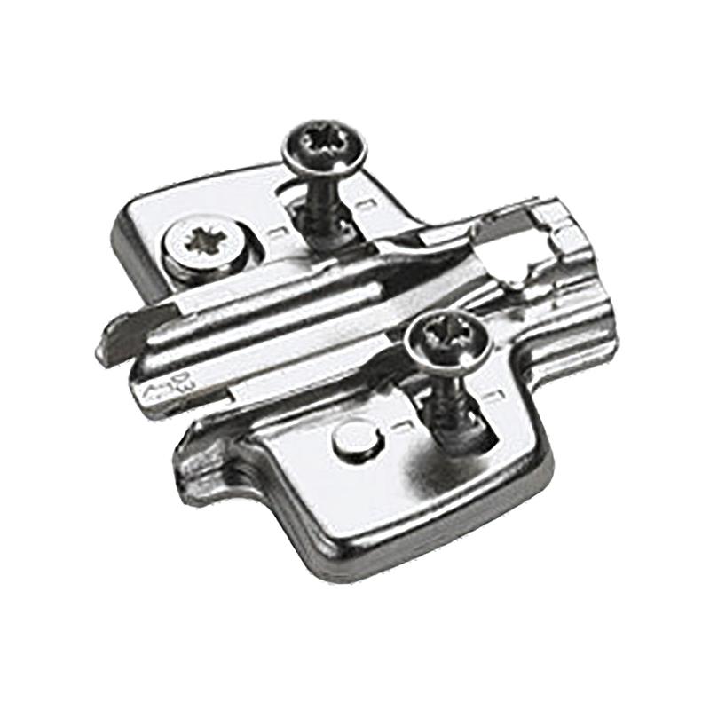 Plaque de montage Sensys 1,5 mm à réglage, goujons à expansion