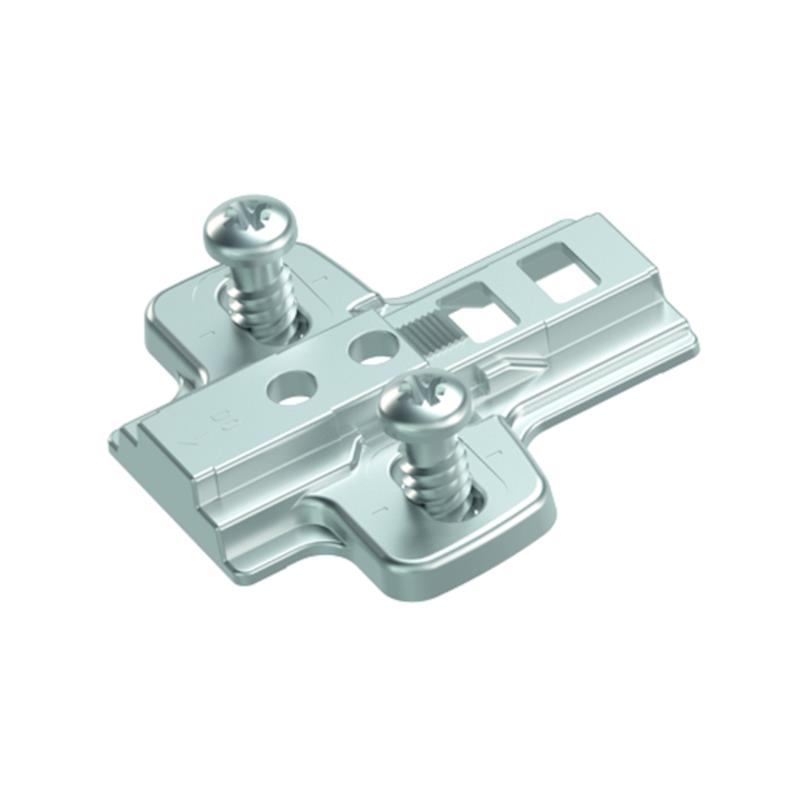 Plaque de support prémontées pour extension 0 mm vis Euro