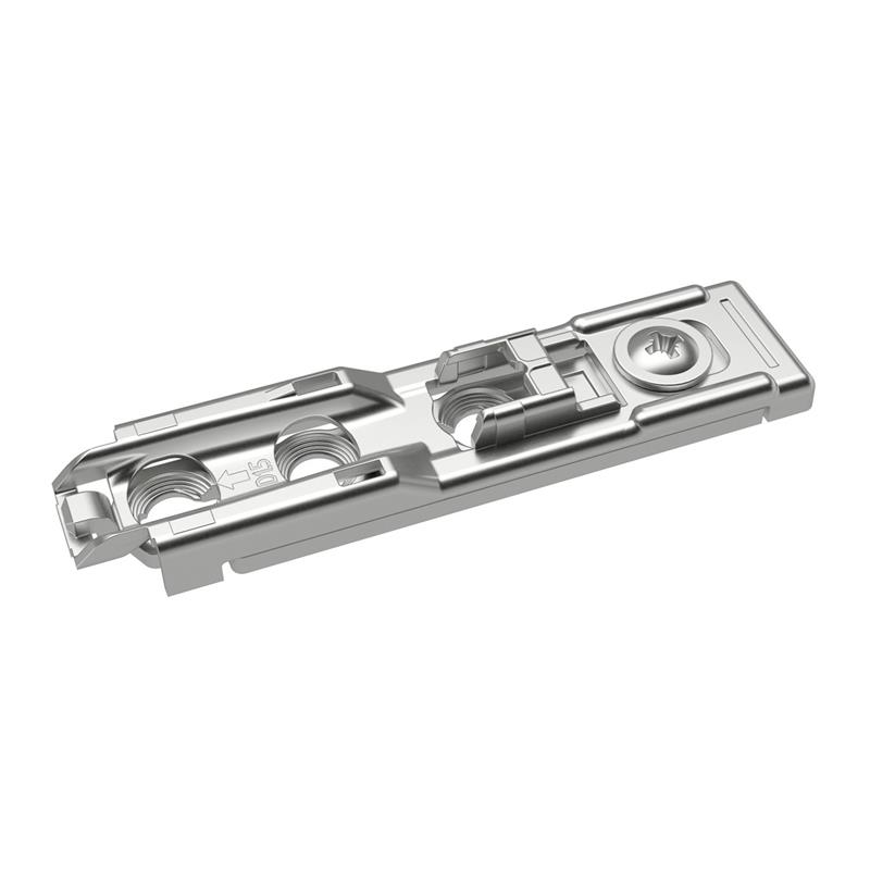 Sensys linear mounting plate with 3 mm adjustment, screw-on