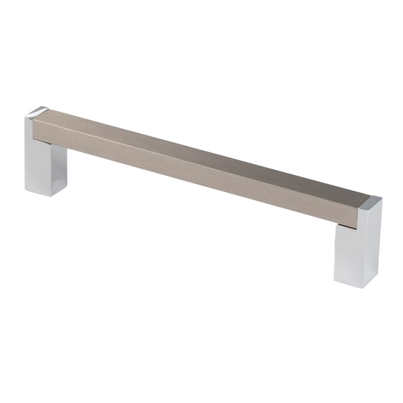 Image Handle R2004 chrome and brushed nickel 128 mm