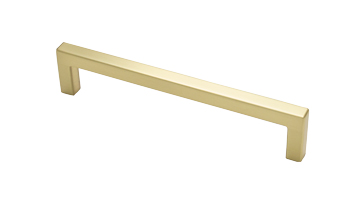 Image Handle U V0056 brushed brass 128 mm