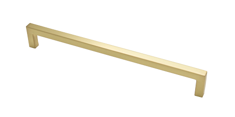 Handle U V0056 brushed brass 192 mm