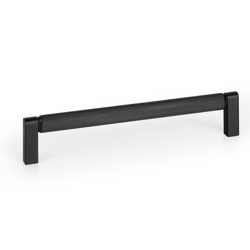 Poignée V0676 BROOKLYN noir brossé 160 mm