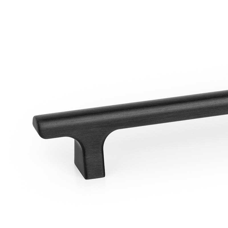 Poignée V0687 HINOKI BIG noir brossé 416 mm