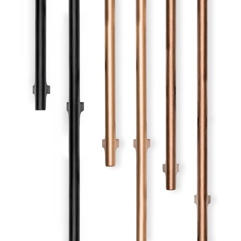 Poignée V0687 HINOKI BIG laiton cava brossé 416 mm