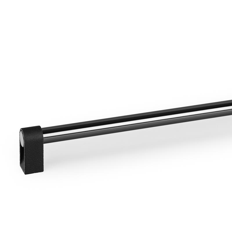 Poignée V0702 CASEY BIG 1SS noir lave texturé + titanium noir brillant 416 mm