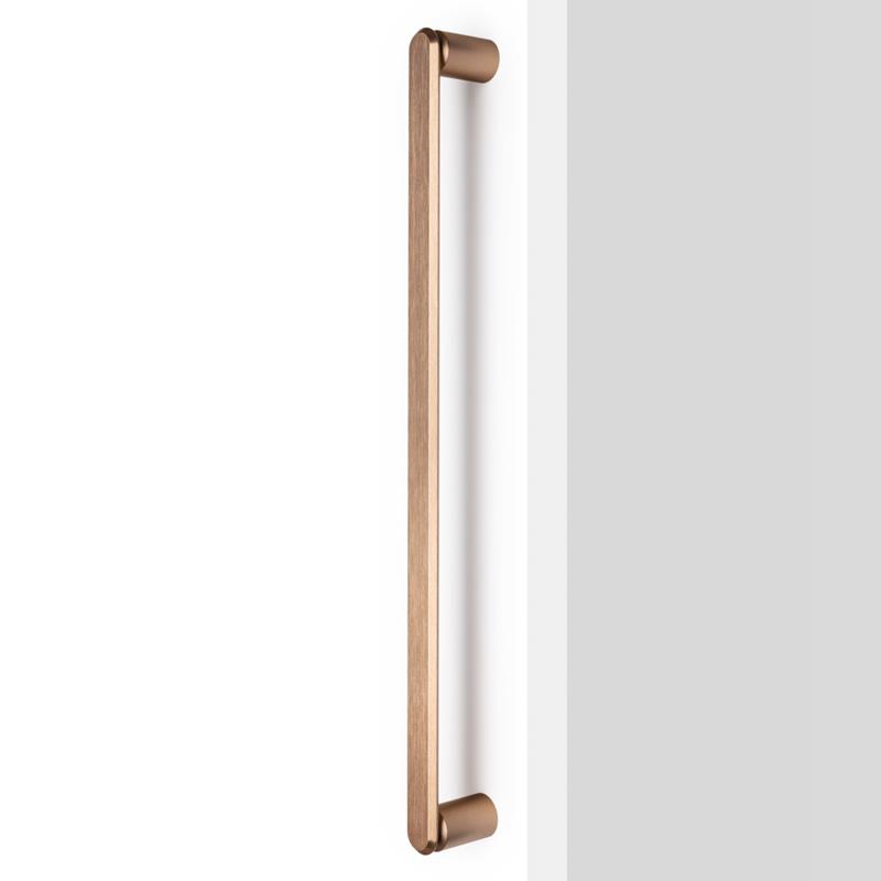 Poignée FASE BIG V0175 laiton cava brossé 480 mm sans vis apparente
