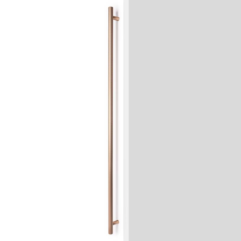 Poignée BOTO BIG V0717 laiton cava brossé 1024 mm sans vis apparente