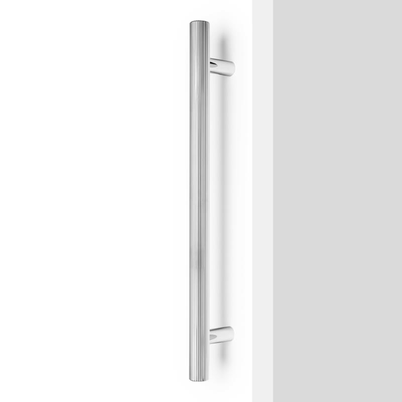 Poignée BOTO BIG V0717 nickel poli 320 mm sans vis apparente