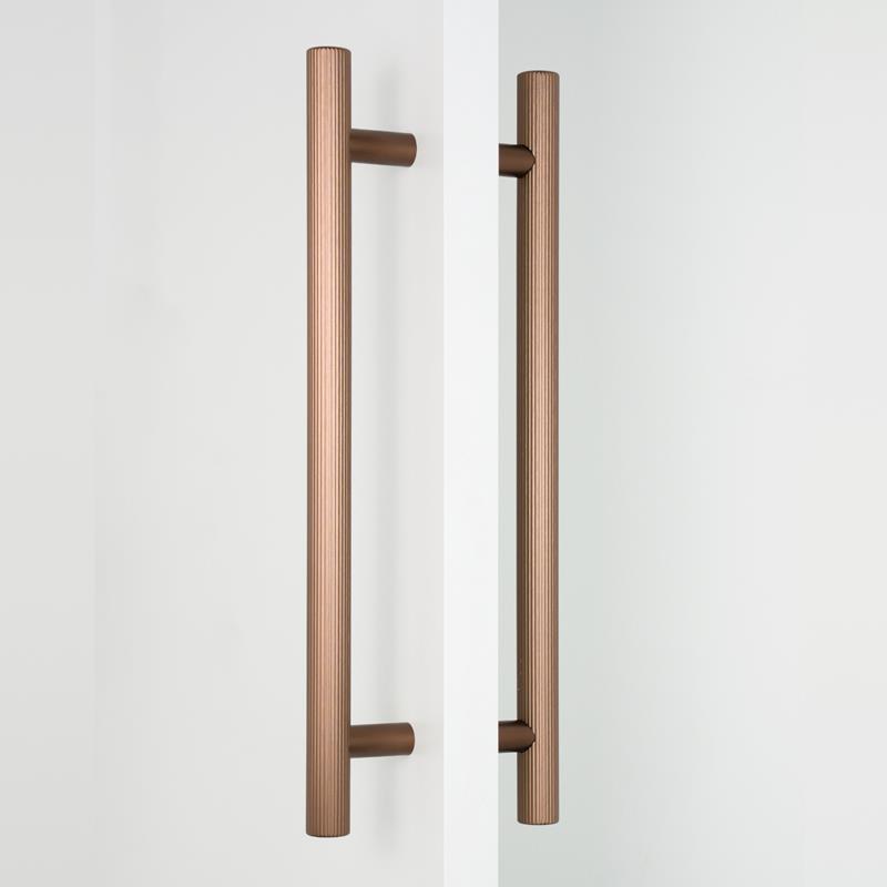 Handle BOTO BIG V0718 brushed bronze 320 mm back-to-back mounting
