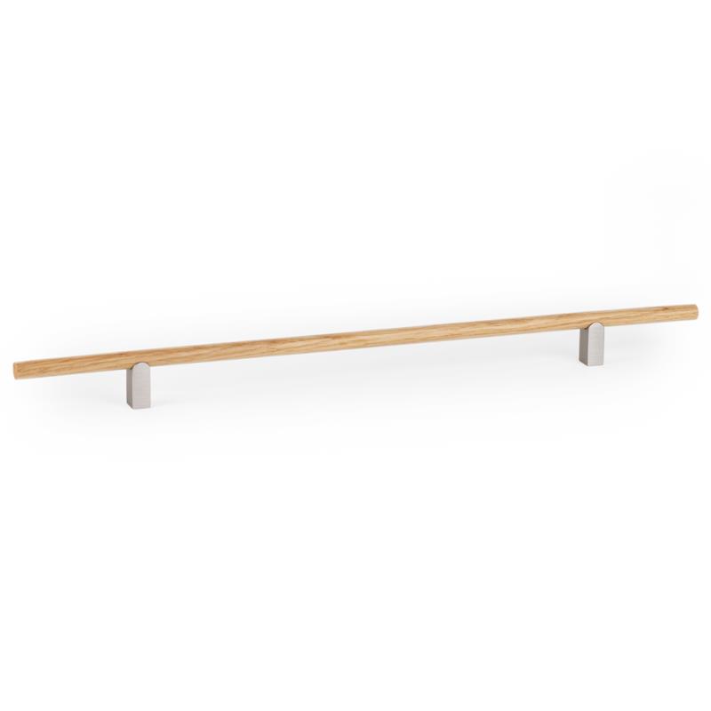 Handle KUMO WOOD V0733 oak/stainless steel finish 320 mm