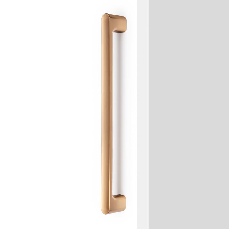 Handle LUV BIG V0734 brushed brass cava 384 mm