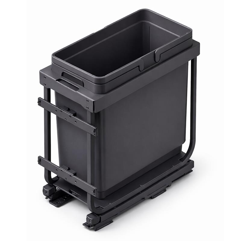 Pull-out waste bin Vibo Kombi 2.0 12 in. (300 mm) 33 L 1 bin anthracite