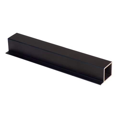 Image Profilé d'aluminium Float type B carré avec rebord noir mat