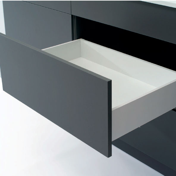 R13 EVO drawer set H128 NL500 White Soft-close