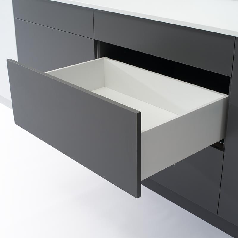 Ensemble de tiroir R13 EVO blanc H240 LN500 coulisse R478 25 kg soft-close