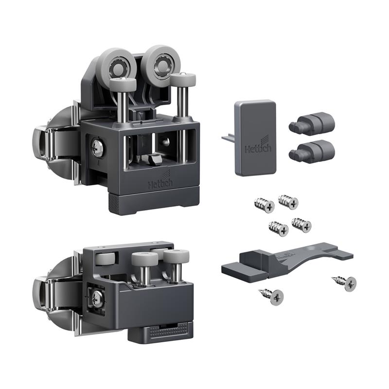 Ensemble WingLine L avec guidage bas 12 kg ouverture à gauche anthracite