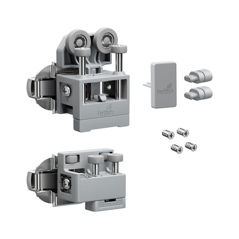 Ensemble WingLine L avec guidage bas 12 kg ouverture à gauche gris pour unité de confort