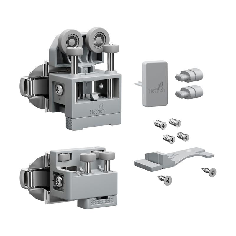 Ensemble WingLine L avec guidage bas 12 kg ouverture à gauche gris