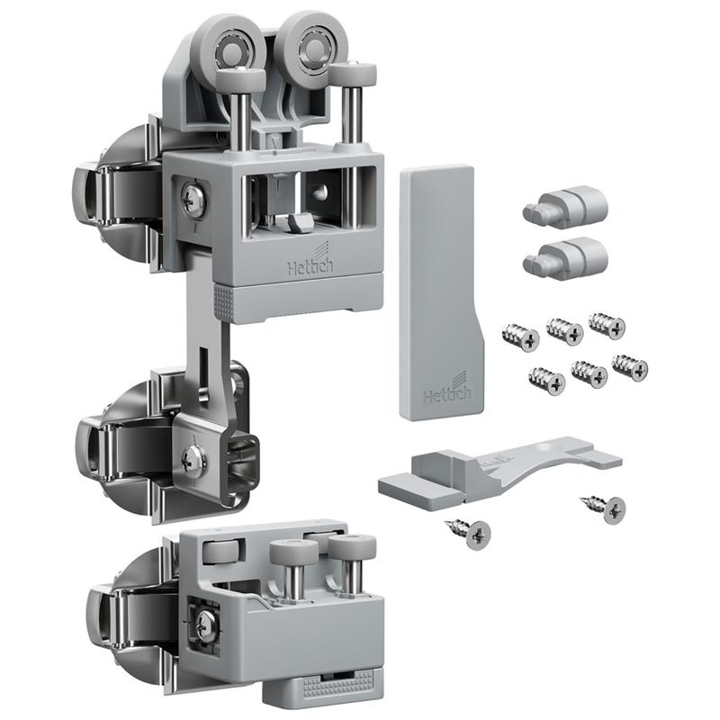 Ensemble WingLine L avec guidage bas 25 kg ouverture à gauche gris