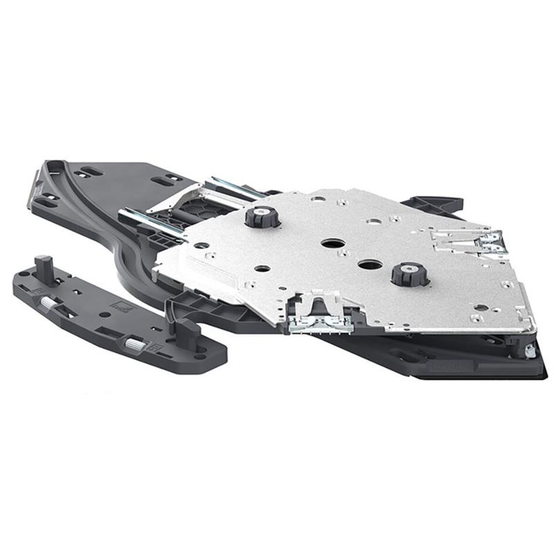Image Mécanisme pivotant FurnSpin XL Push-to-open Silent haut ouverture à droite