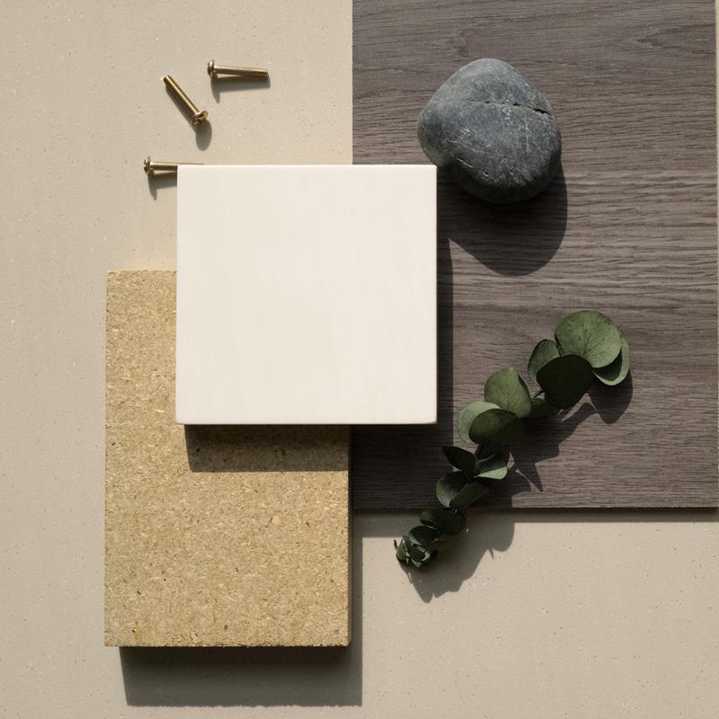 Surface solide acrylique 003A - Bone demi-plaque