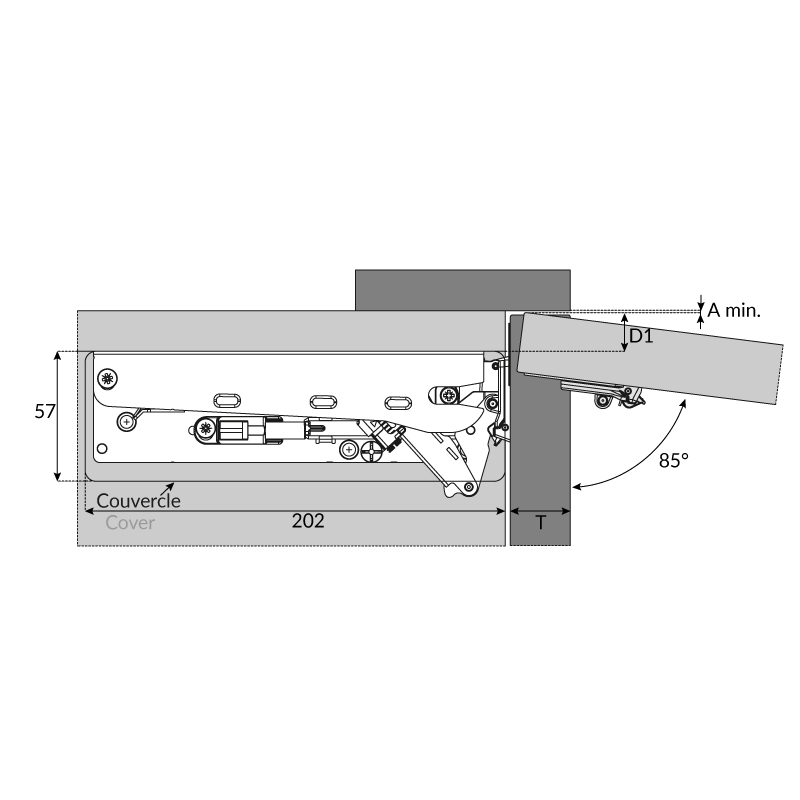 Salice Wind lift system type "S" Paul Rocheleau Inc.