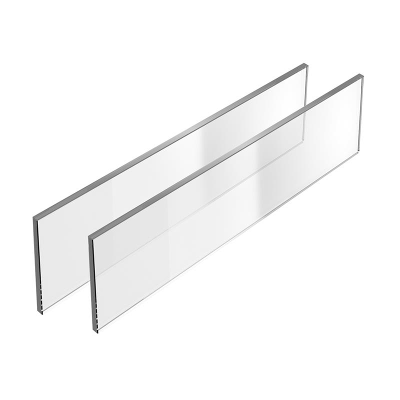 Parois de verre transparent 10 mm AvanTech YOU Inlay 550 mm