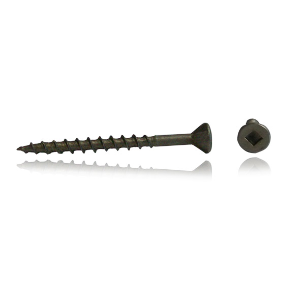 Lo-root flat head lubricized screw