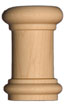 Image Chapiteau de poteau décoratif en érable  (deux moitiés)