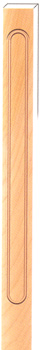 96" Maple corner post - 6" base