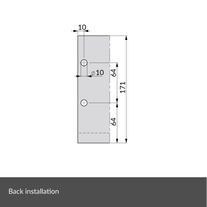 Back installation