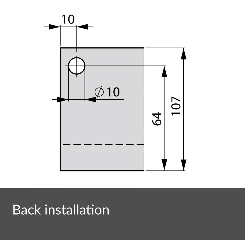 Back installation