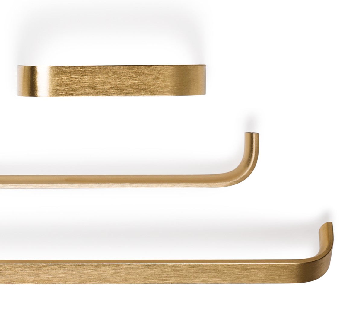 Poignées d'armoire laiton or